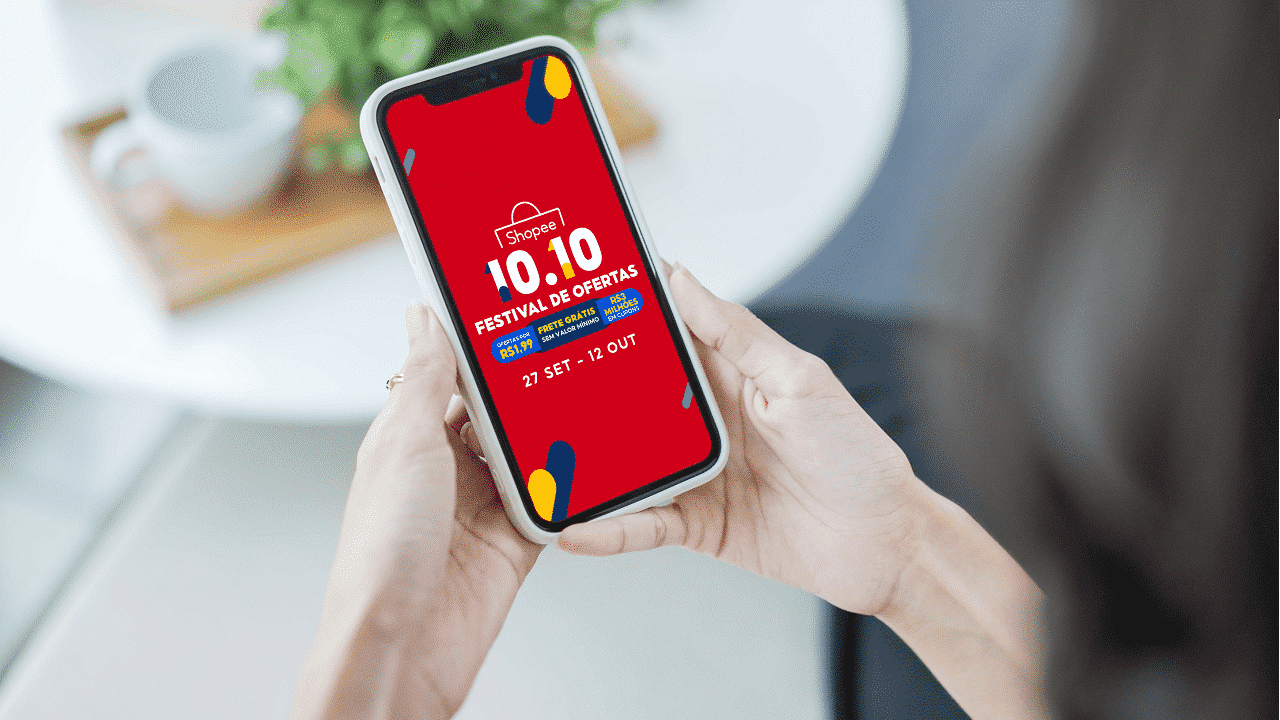 Shopee: campanha 10.10 terá frete grátis sem valor mínimo e