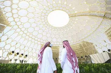 Expo Dubai 2020 é aberta com pavilhões de mais de 190 países.