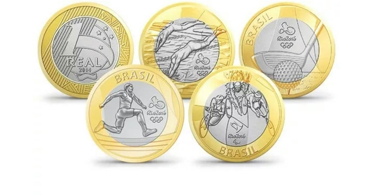 Moedas Das Olimpiadas Rio 16 E Seus Valores