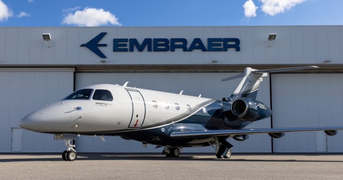 Embraer pretende apresentar protótipo de avião elétrico