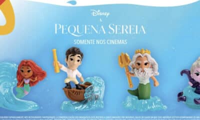 Confira os brinquedos de A Pequena Sereia do McDonald's