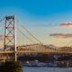 Imagem mostra importante ponte de Florianópolis.