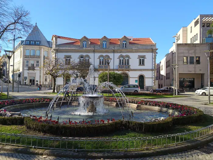 Imagem mostra uma praceta de Viseu, Região Central de Portugal.